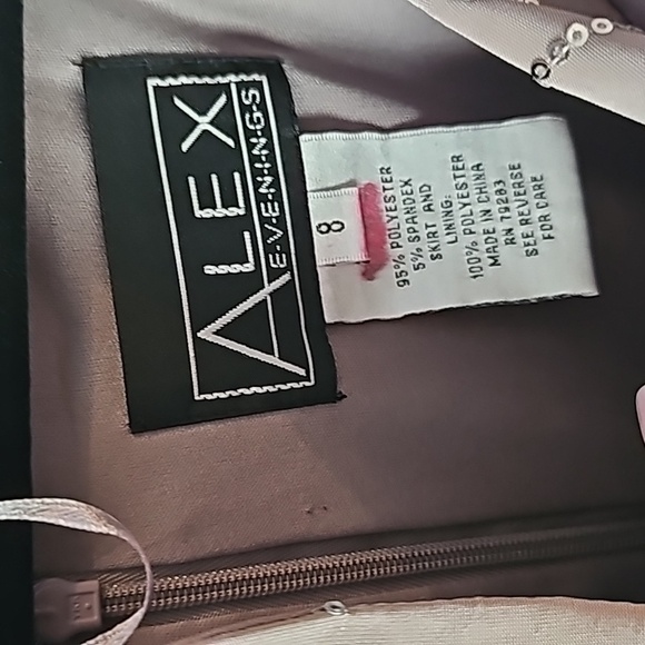 Alex Evenings sz 6/8 stone gray Mother of the Bride formal dress new - Picture 9 of 9